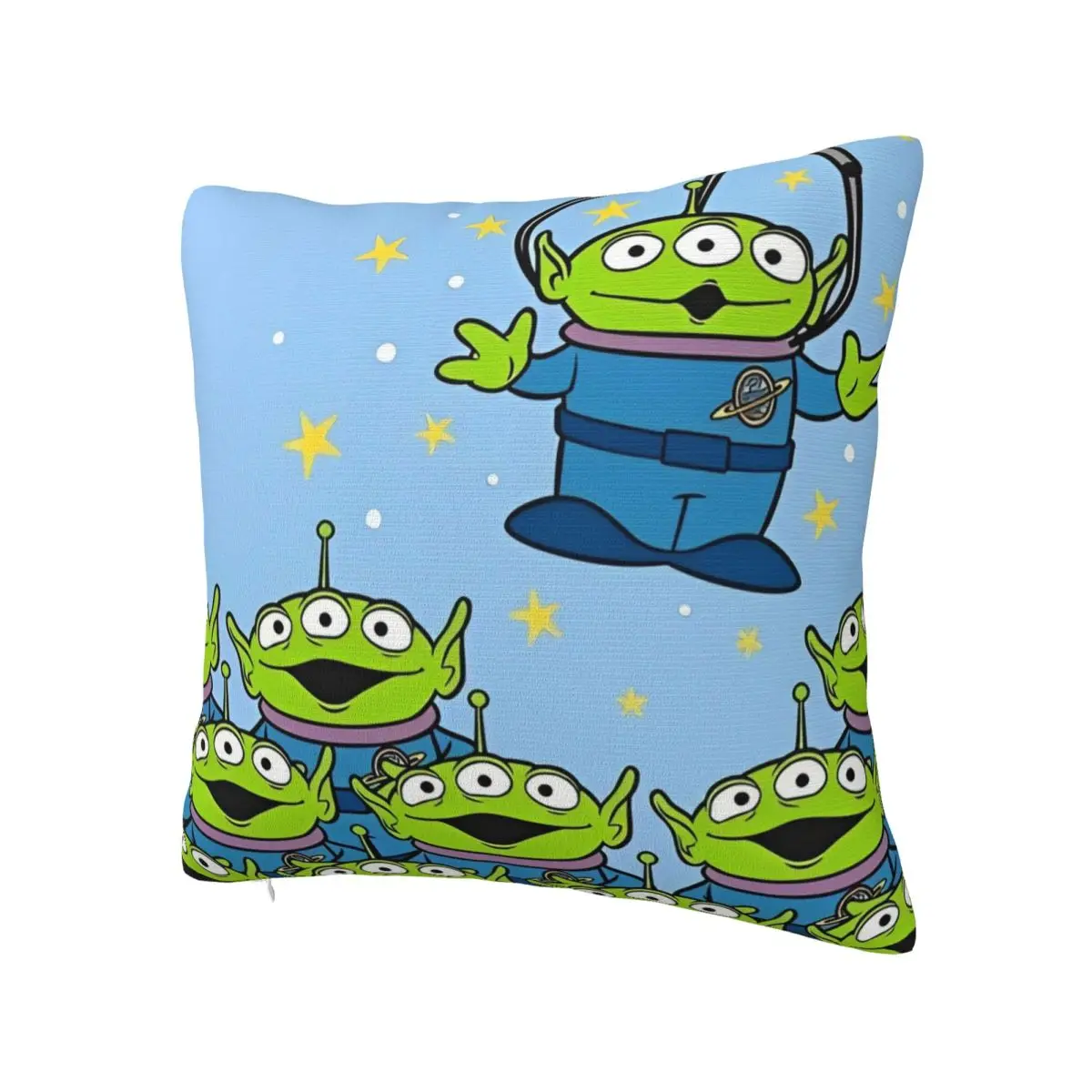 Toy Story Three Eyes Alien Pillow Cover Polyester Pillow Case Cushion Cover Retro Trendy Print Pillowcases For Living Room Chair