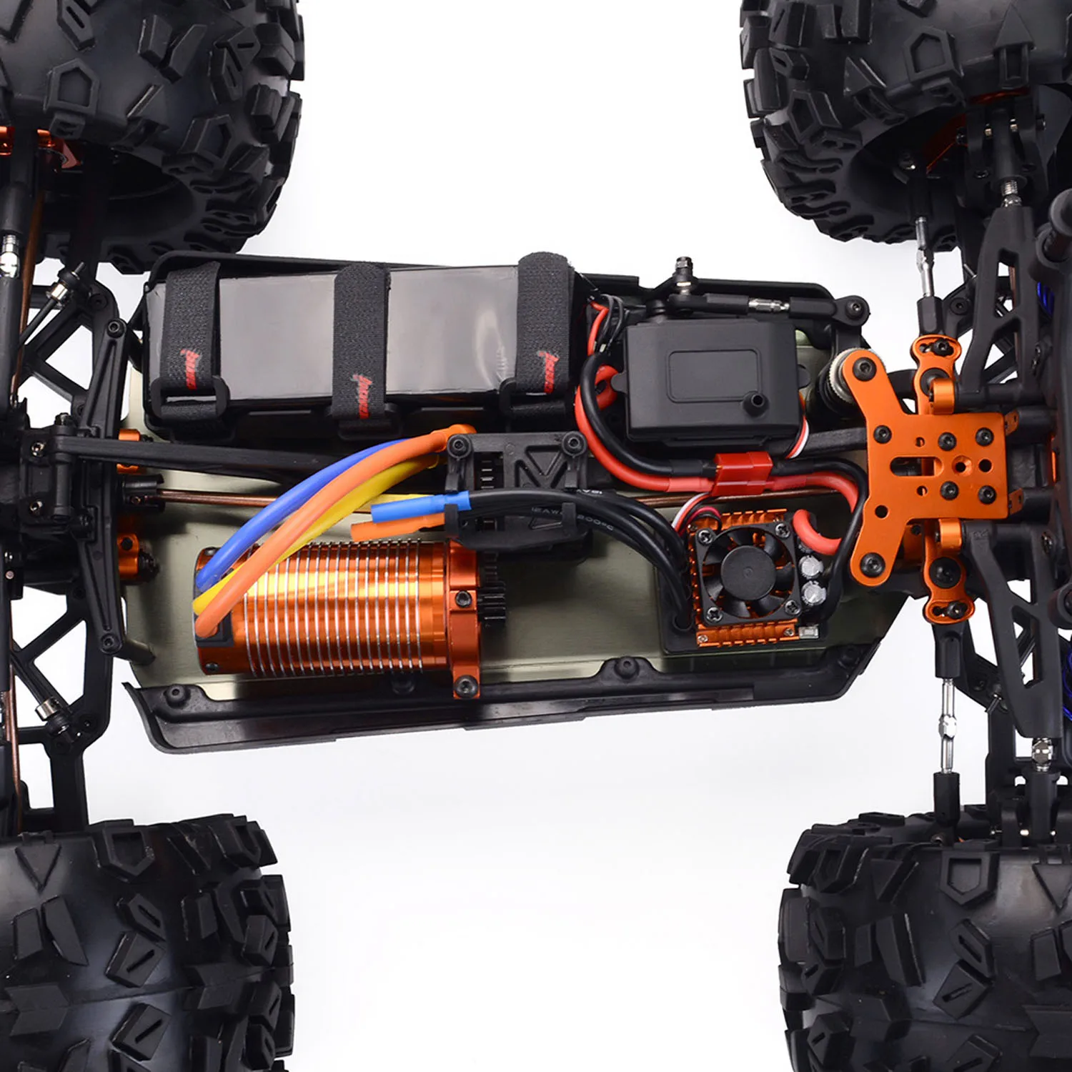 ZD Racing 1:8 9116 V4 RC racewagen 90 km/u 4*4 afstandsbediening Monster Truck MT8 Pirates3 Wheelie Bar 15KG Servo Geen lichtgeluiden