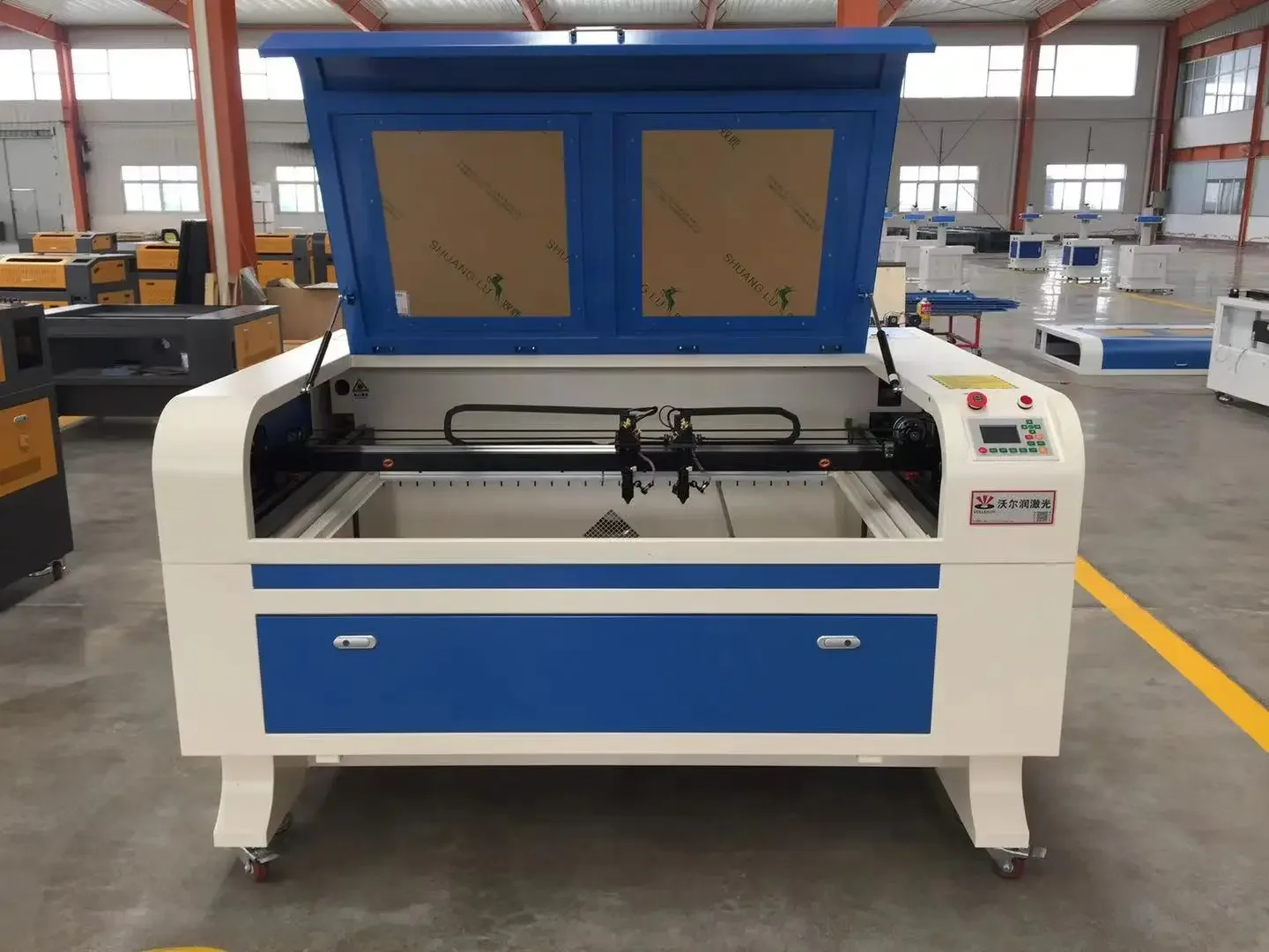 1390 1610 Two Head Laser Cutter/Double Heads Laser Cutting Machine for non-metal materials