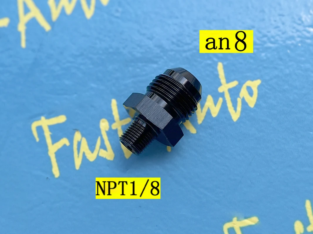

Male npt1/8 1/8npt npt 1/8 to 8an an8 an 8 male adaptor adapter Fitting
