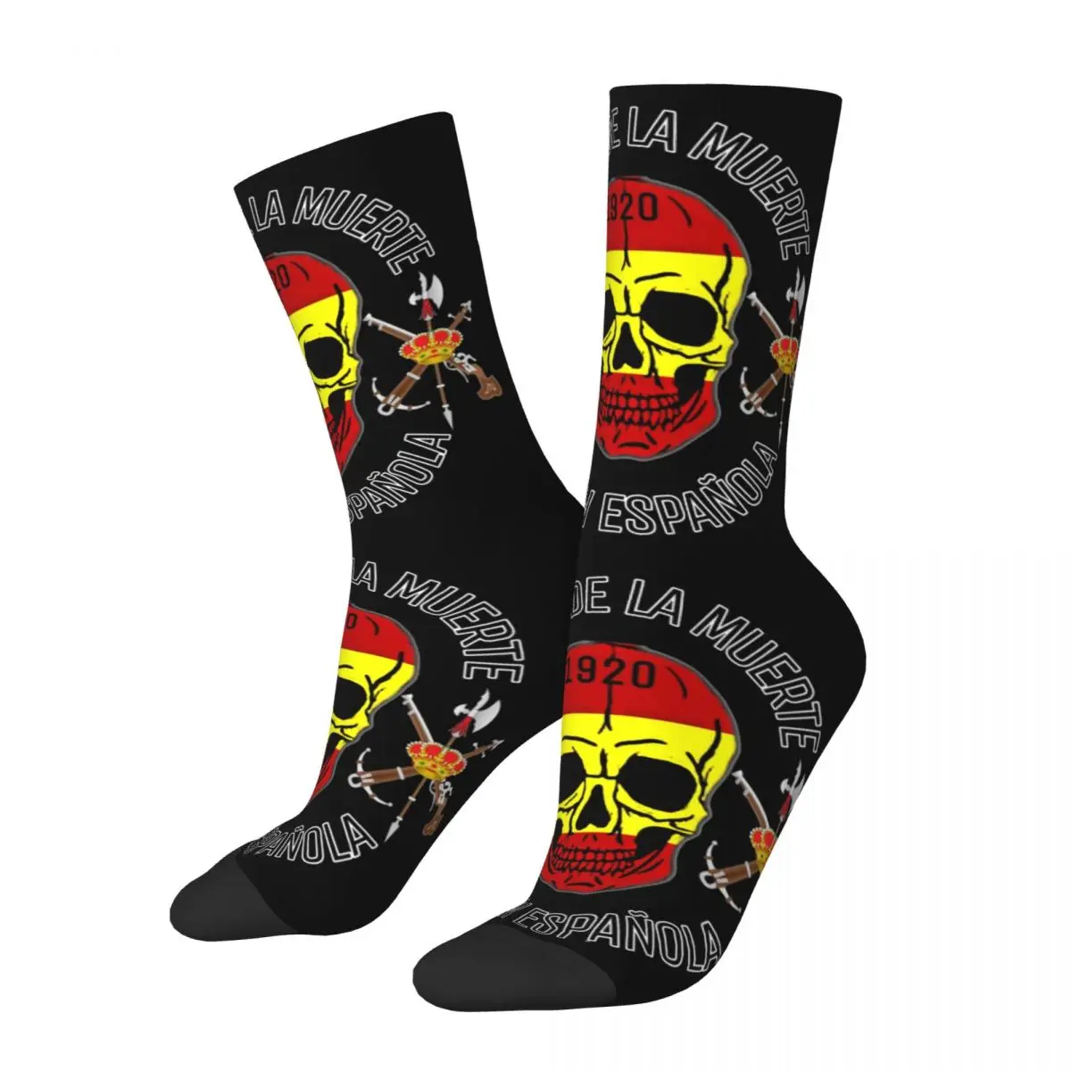 Happy Funny Male Men Socks Harajuku Spanish Legion Sock High Quality Women's Socks Spring Summer Autumn Winter