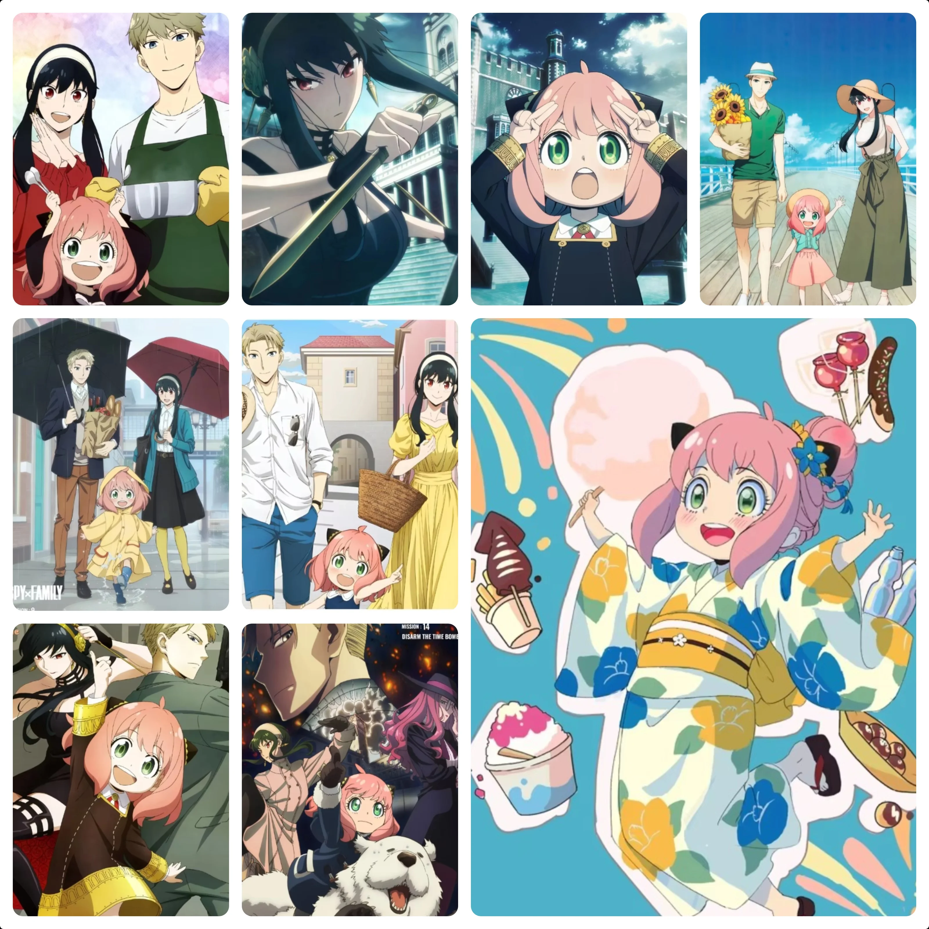 Spy x Family Jigsaw Puzzle 500/1000/1200/2000PCS Anya Family Anime Character Art Picture Home Dec Gift For Anime Fans