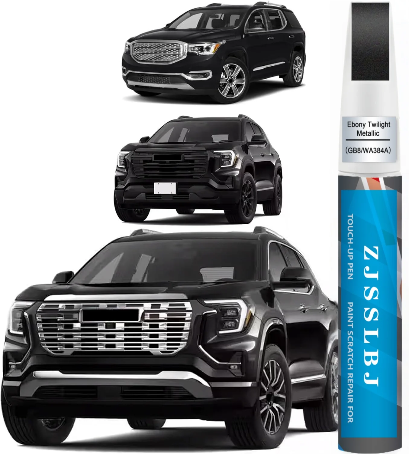 Ebony Twilight Metallic GB8/WA384A Touch up Paint for GMC Car Paint Pen Scratch Repair Two-In-One Premium Quality