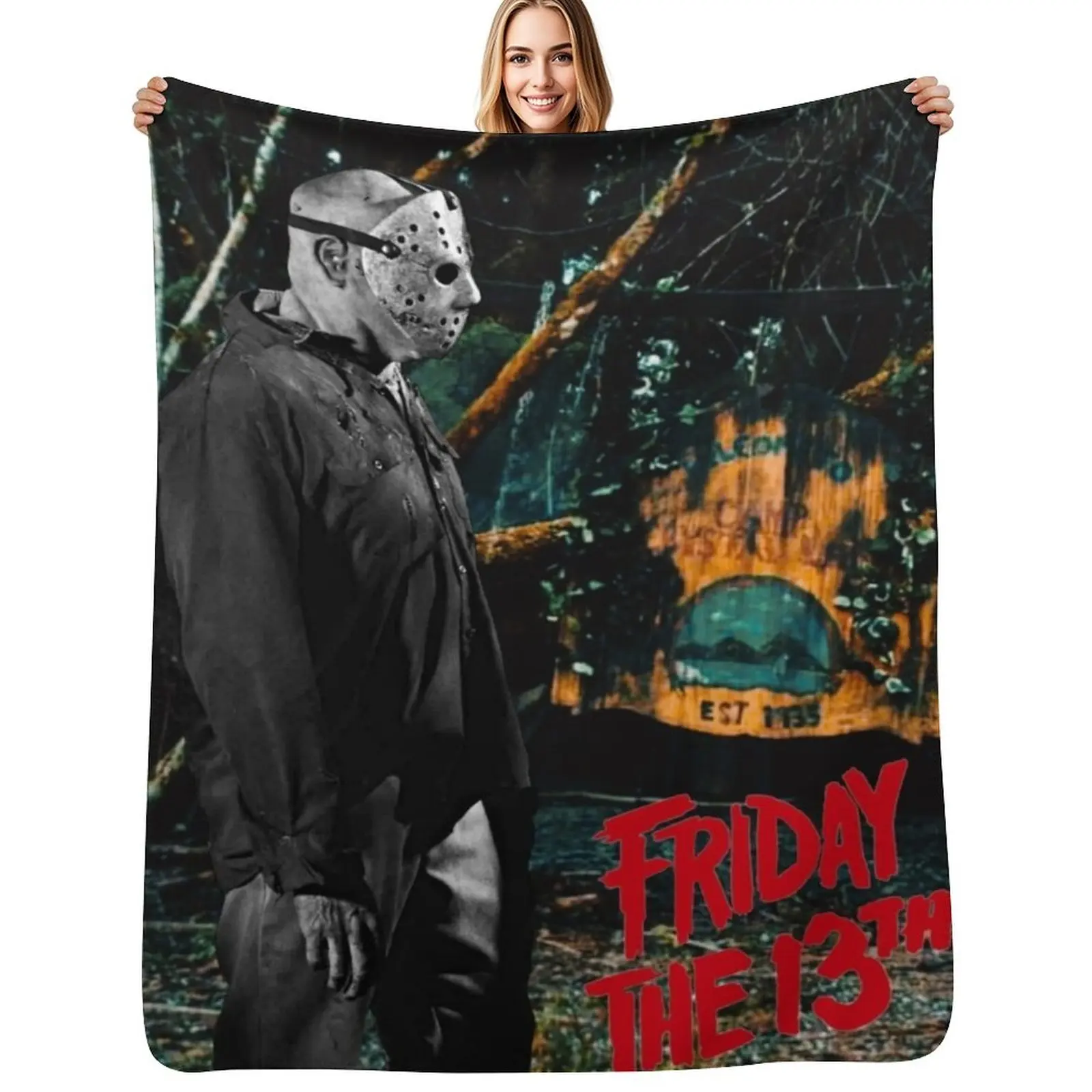 

J.A.S.O.N Throw Blanket Personalized Gift Plush Vintage for babies Blankets