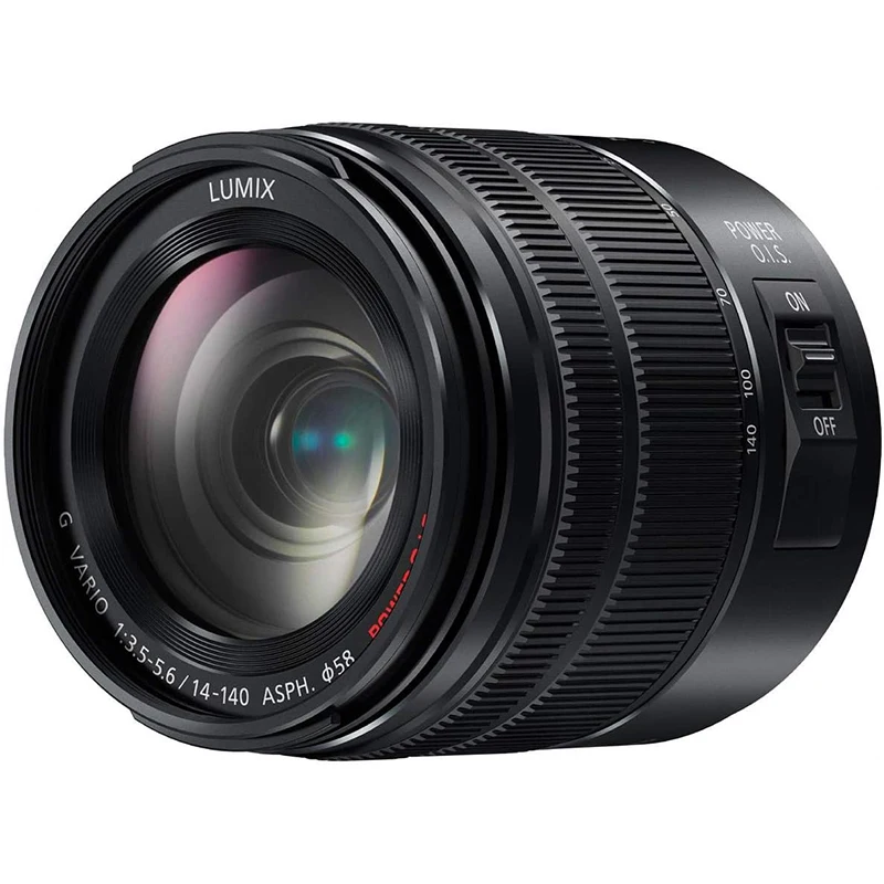 Panasonic Lumix G VARIO 14-140mm Telephoto Zoom Lens with F3.5-5.6 II ASPH, Mirrorless Micro Four Thirds Mount and POWER O.I.S.