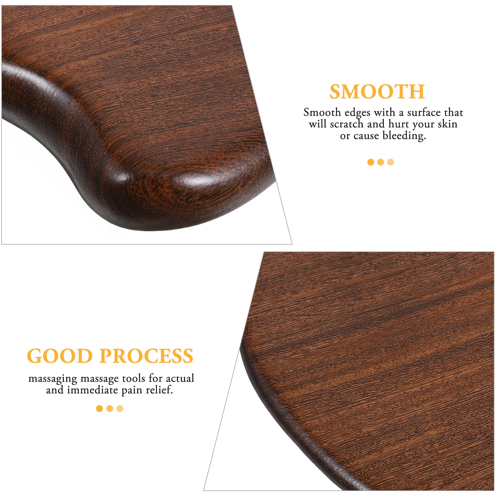 

Wooden Guasha Scraping Board Black Gold Sandalwood Body Scraper Face Neck Massage Tool Portable Multi Functional Massage Tool