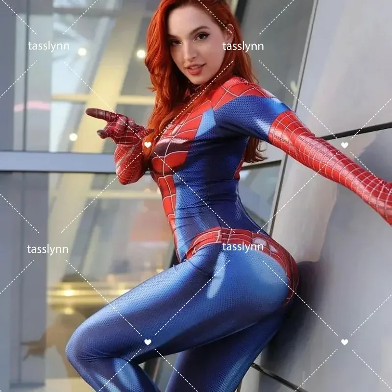 مثير العنكبوت فتاة تأثيري العودة للوطن العنكبوت هالوين زي دنة بدلة الجسم للنساء أنيمي تأثيري خارقة الفيلم ازياء