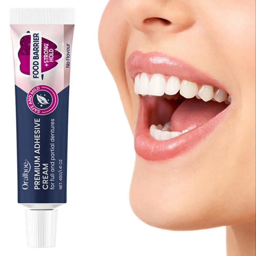 Adhesive Persistent Adhesion&gap Filling Denture Adhesive Improve Wearing Stability & Comfort Denture Fixative Protable Denture