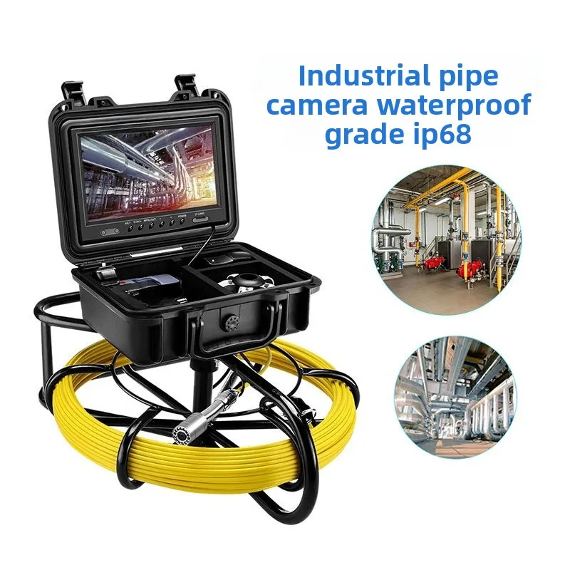 

9600A 40 meters high definition industrial pipe endoscope sewer dredging waterproof camera internal inspection detection