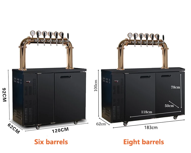 Customize Beer Cooler Dispenser Kegerator Machine for air Beer Cooler Kegerator Draft Beer Dispenser
