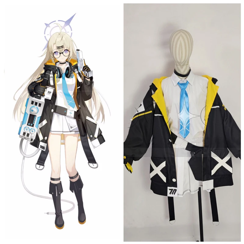 The Blue Archive Cos Otose Kotama Cosplay Cool Coat Casual Trench Skirt battle uniform Halloween Female Costume G