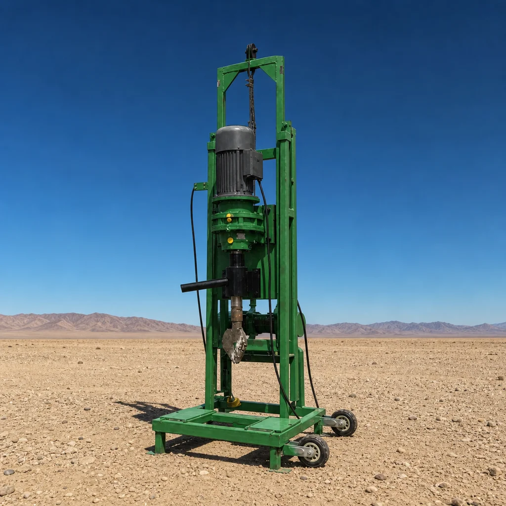 Customized Small Type Water Well Drilling Rig 100 Meter Depth Hydraulic Drive Durable Structure  Well Drilling Machine