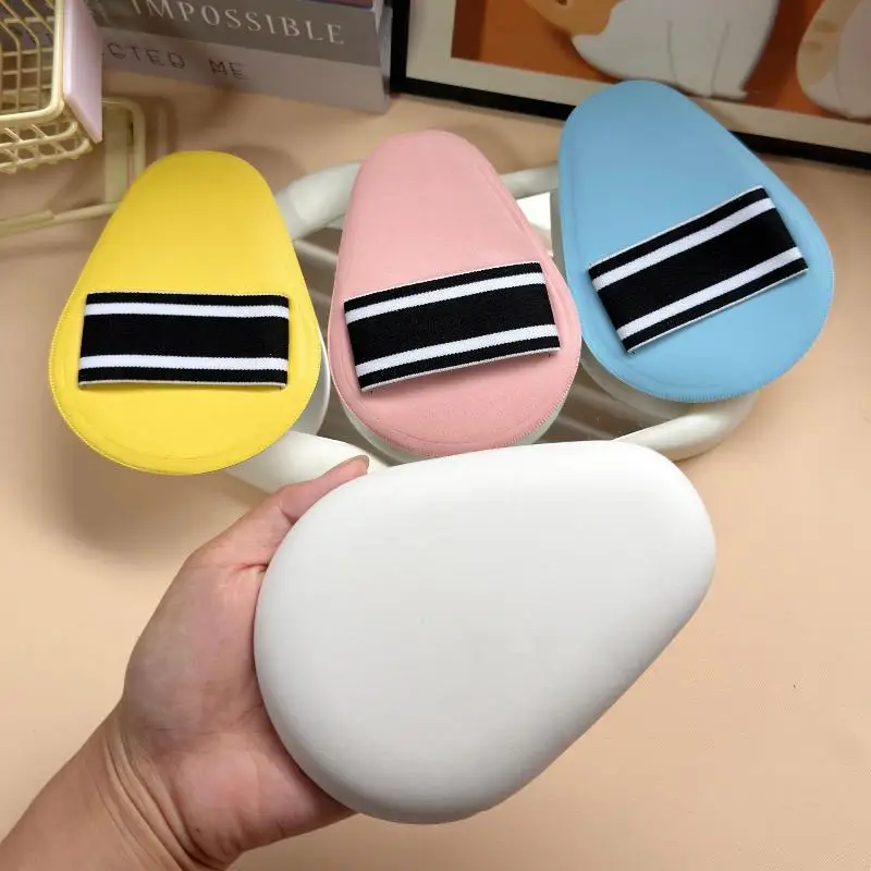 Extra Large Lotion Sunscreen Ointment Applicator Soft Leather Surface Puff Body Cleaner Shower Brush Sunscreen Applicator