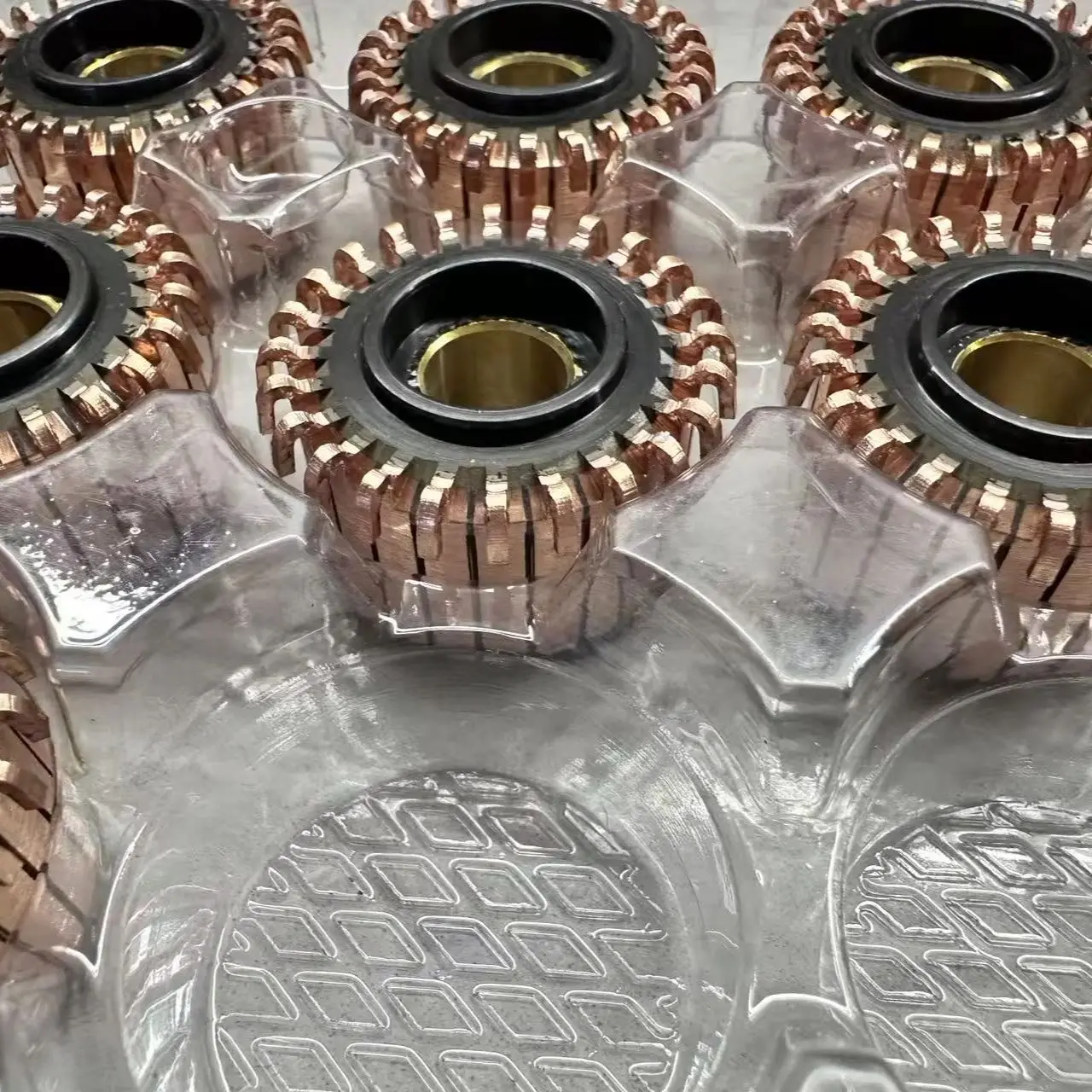 28x10x19.5(18)mm 24P Tooth Copper Bars Slot Type Alternator Electric Motor Commutator DHY-3735-24
