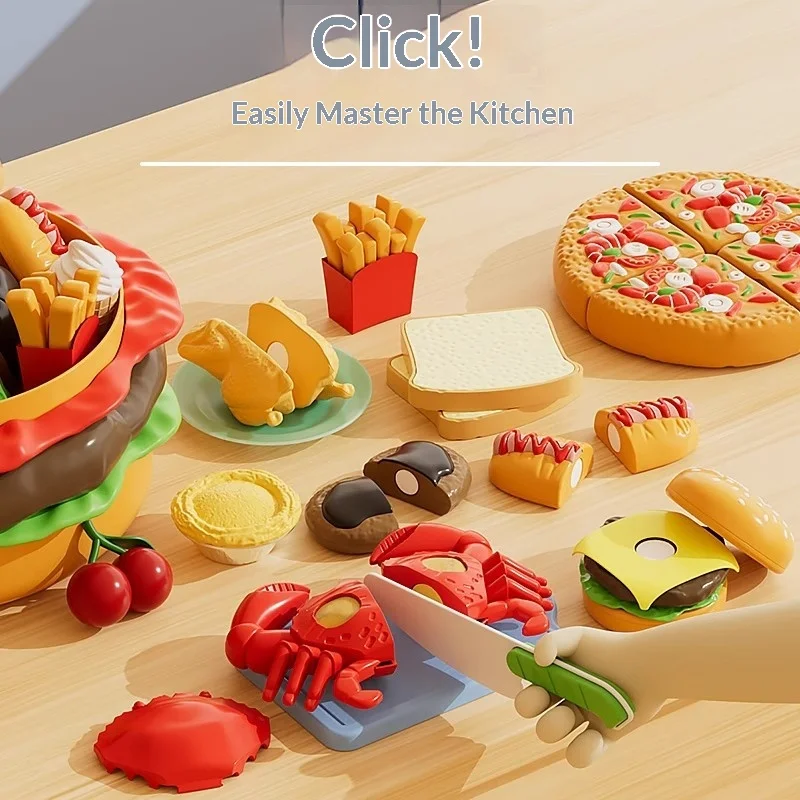 ألعاب ألغاز ماك برجر الكبيرة للأطفال، منتجات ساخنة للعام الجديد للأولاد والبنات من 3 إلى 6 هدية عيد الميلاد في المخزون
