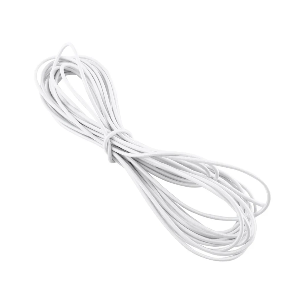 10Meters Shock Cord Strong Elastic White Stretch Cord 4mm Diameter Wear-resistant Jewelry Making Thread Band Making