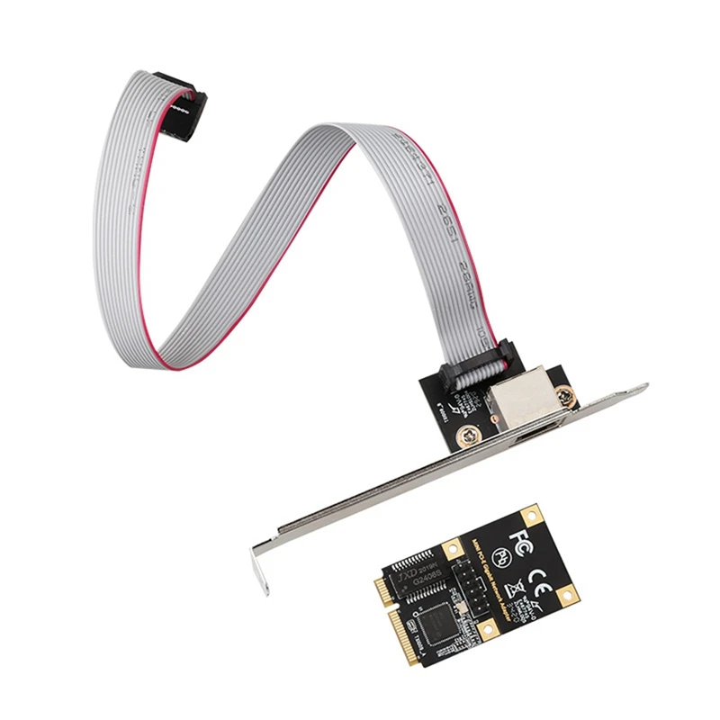 

Сетевой адаптер RJ45 LAN Gigabit Ethernet Mini PCI Express PCI E, MINI PCIE Gigabit, сетевая карта для I210 1000M