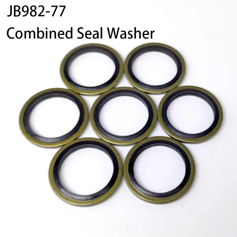 

Combined Seal Washer M4 M5 M6 M8 M10 M12 M14~ M60 Bonded Washer Metal Rubber Oil Drain Plug Gasket Sealing O Ring Assortment Set