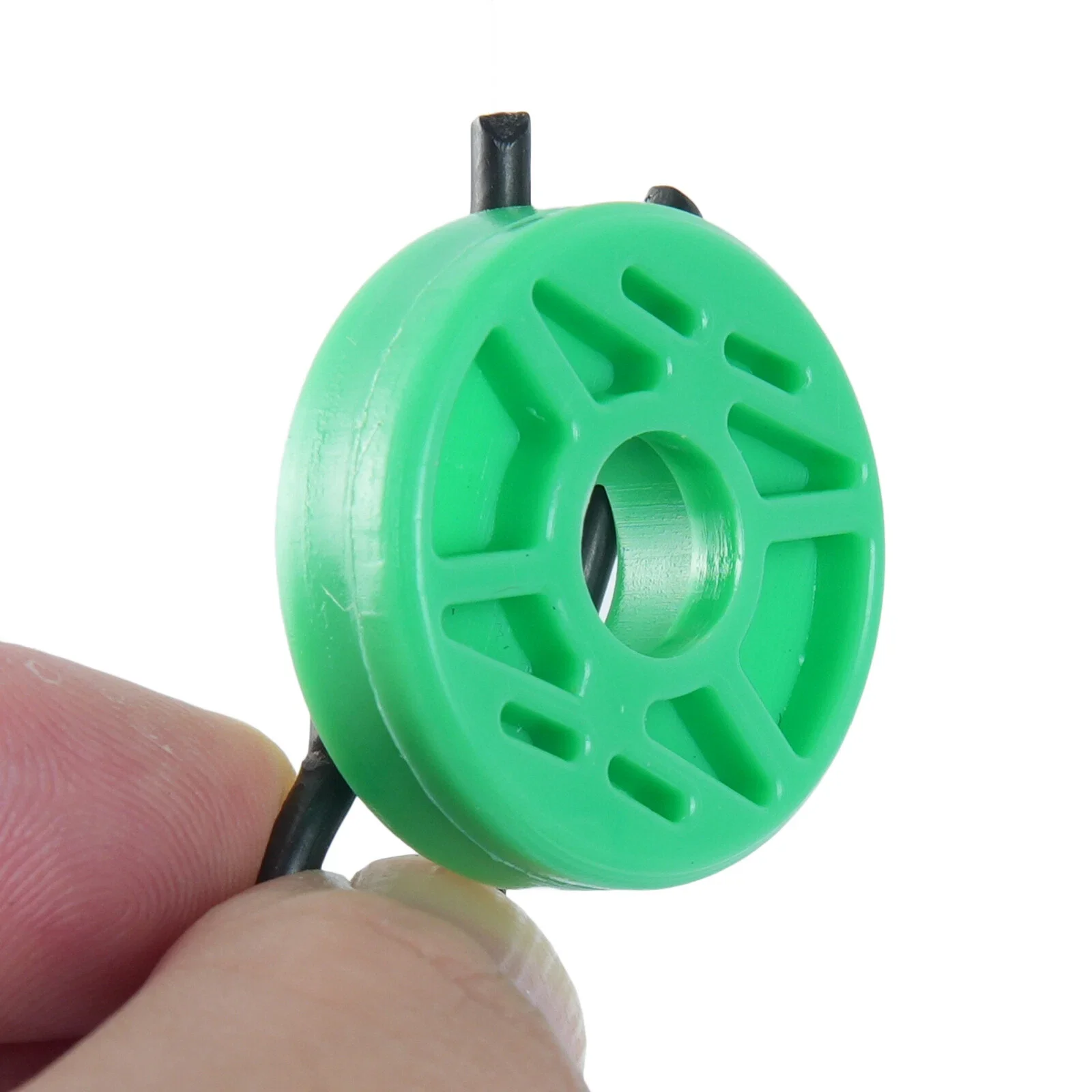 4pcs Car Front Window Regulator Roller Green Plastic Durable For Saab 900 93 95NG 1999-2010 OEM4493433 Car Accessories