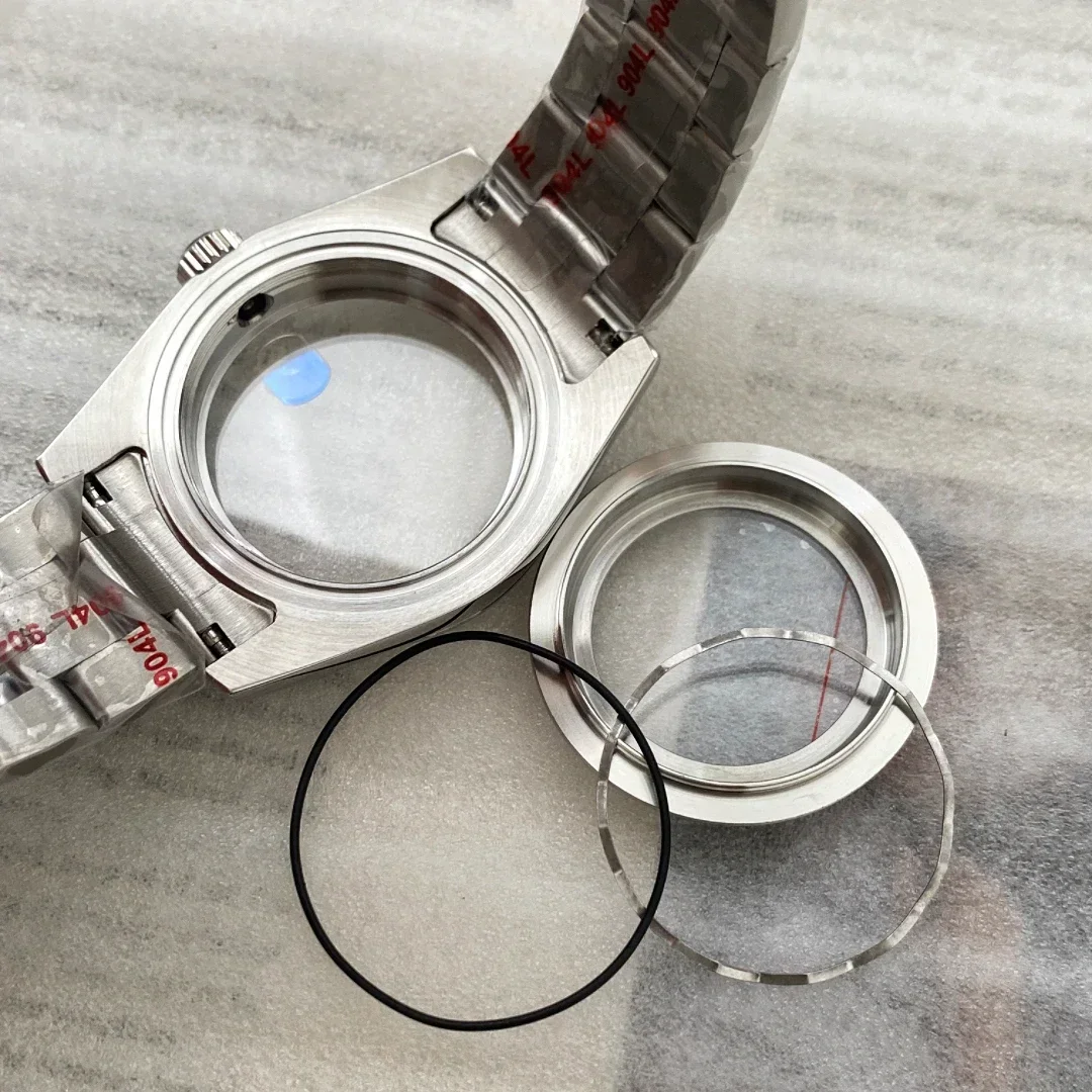 36/39mm 3ATM Date Watch Case Precision Steel Sapphire Glass Suitable for NH35/36 Movement Watch Accessories Adjustable Buckle image 3