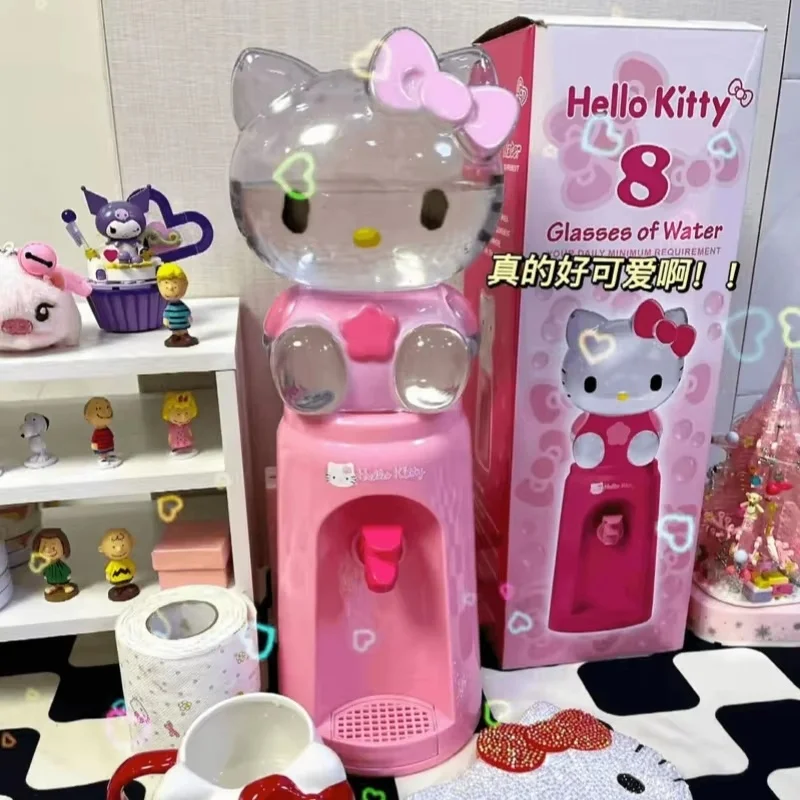 Hot 2l Desk Water Dispenser Sanrio New Kawaii Cartoon Hello Kitty My Melody Cute Beautiful Cup Large Capacity Toys Children Gift