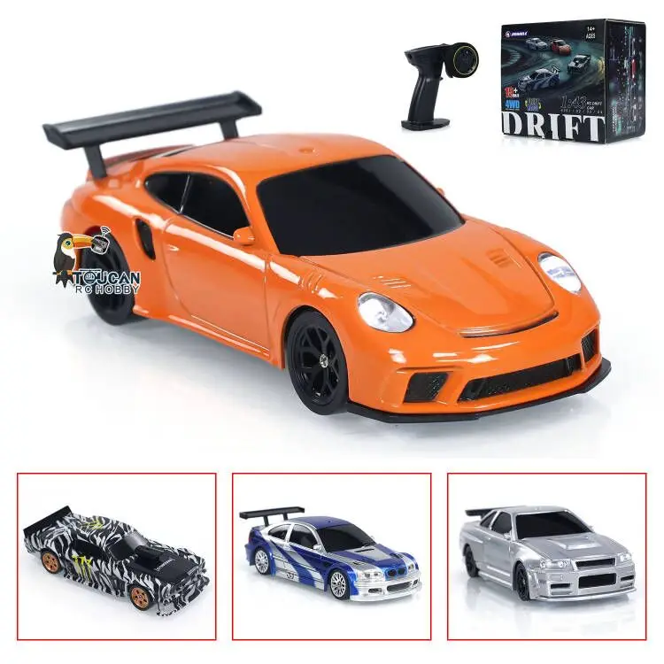 

US Stock Toys 1/43 RTR RC Speed Car 4WD Four-wheel Drive Remote Control Mini Racing Drifting Car High Speed Model Gift for Boys
