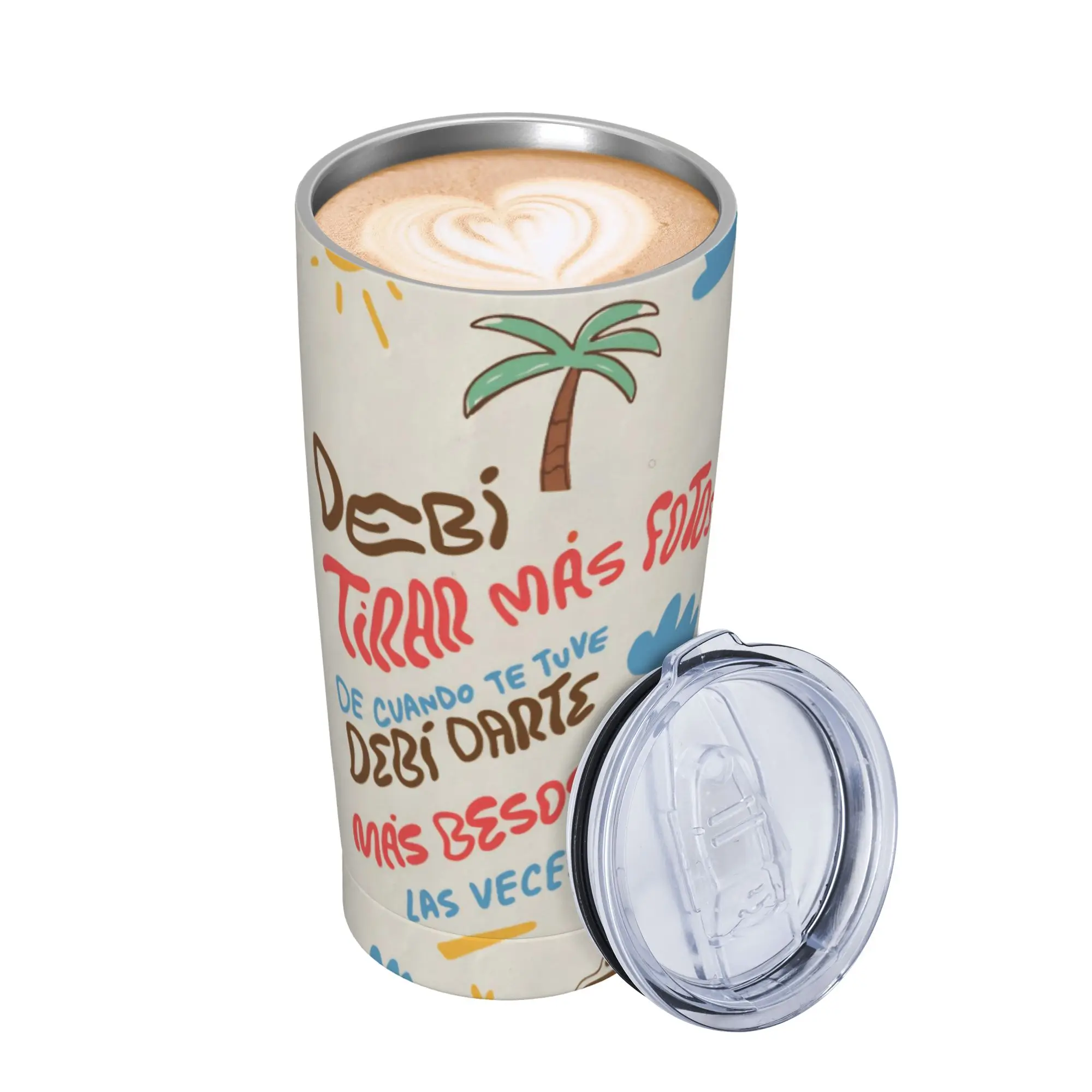 Bad Bunny DTMF Tour 2026 Insulated Tumbler with Straws  Vacuum Coffee Mugs Double Wall Hot Cold Drinks Cups 20oz