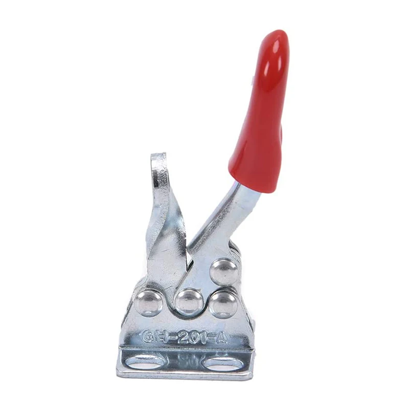 

A11I 12 Pieces Hand Tool Adjustable Toggle Clamp 201A Antislip Red Horizontal Clamp 201-A Quick Release Heavy Duty Tool