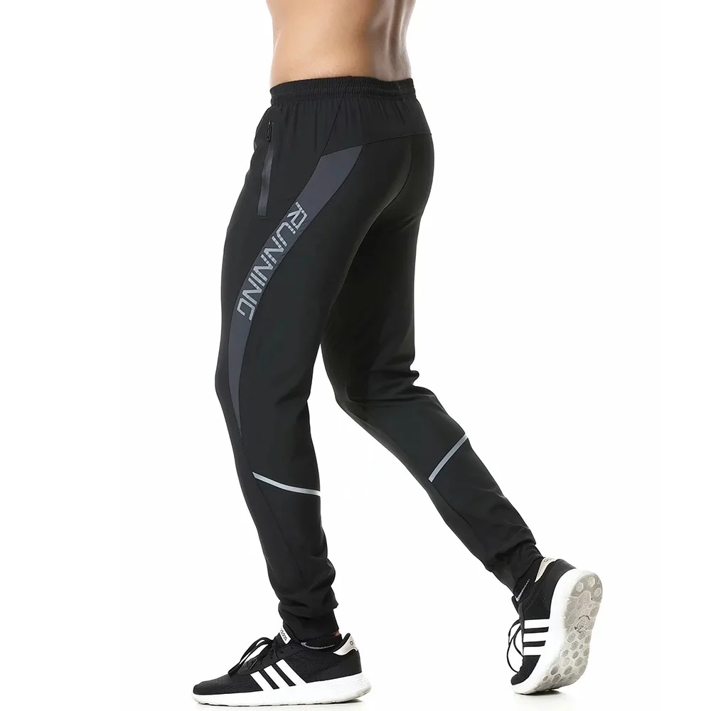 Autumn Track Pants Running Men's Loose Running Casual Wide Leg Trendy Sports Splicing Breathable Quick Dry Sports Pants