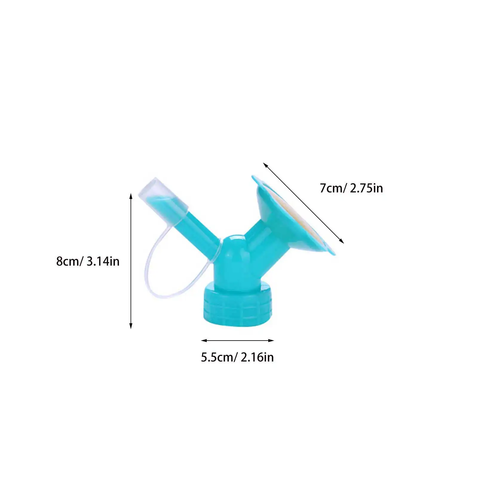 2Pcs Dual-Use Sprinkler Nozzle for Household Bottle Mouth Water Watering Tool Replacement Gardening Sprinkler Nozzle Double Head
