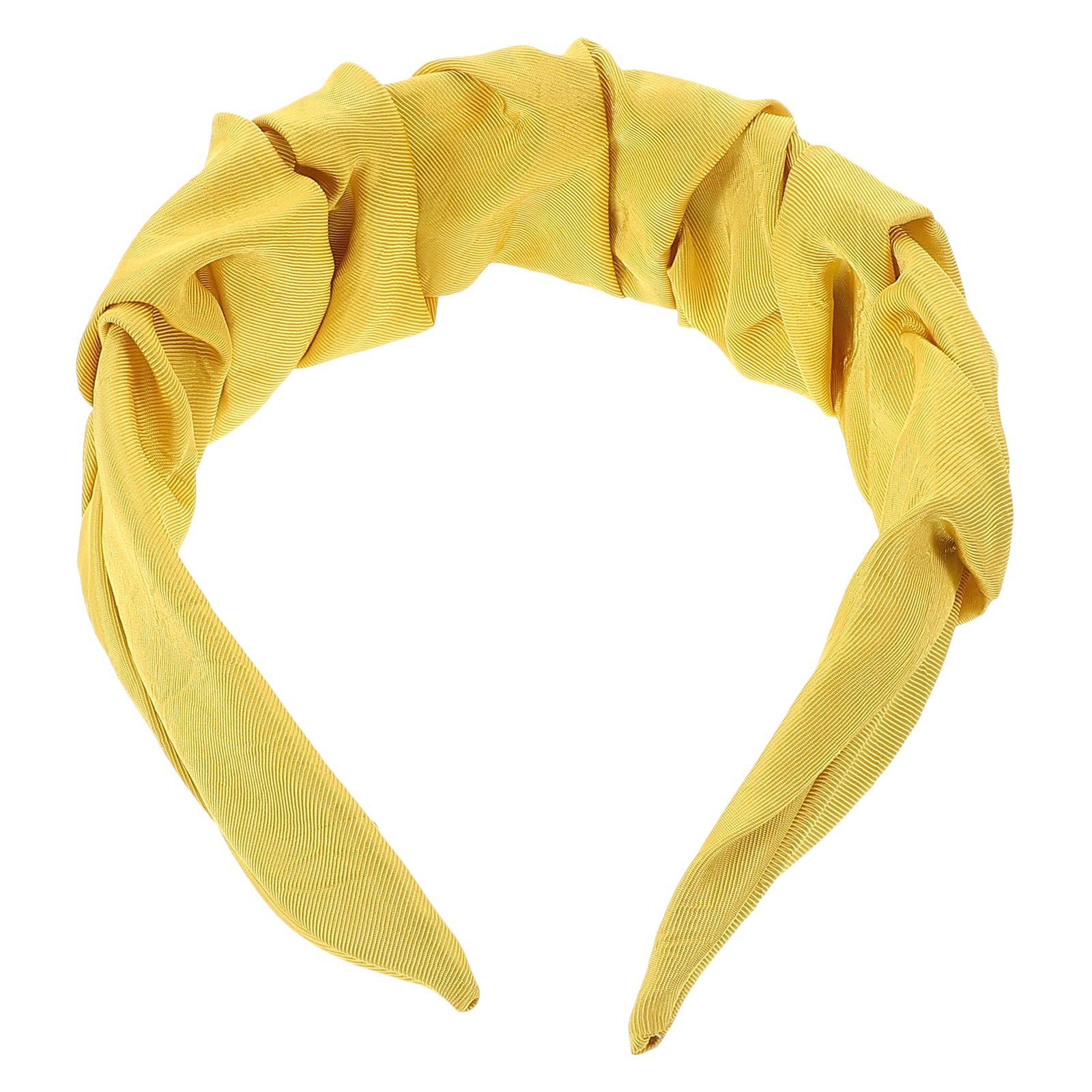 عصابة رأس أنيقة مطوية للنساء، عصابة رأس من القماش المريحة، تستخدم متعددة الاستخدامات، إكسسوار شعر بسيط لمكياج غسل الوجه #2