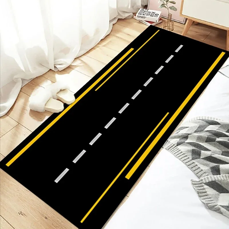 Styles Motorcycle Garage Display Carpet Floor Mat Moto Electric Vehicle Mat Garage Racing Entrance Anti Slip Doormat Bedroom Rug