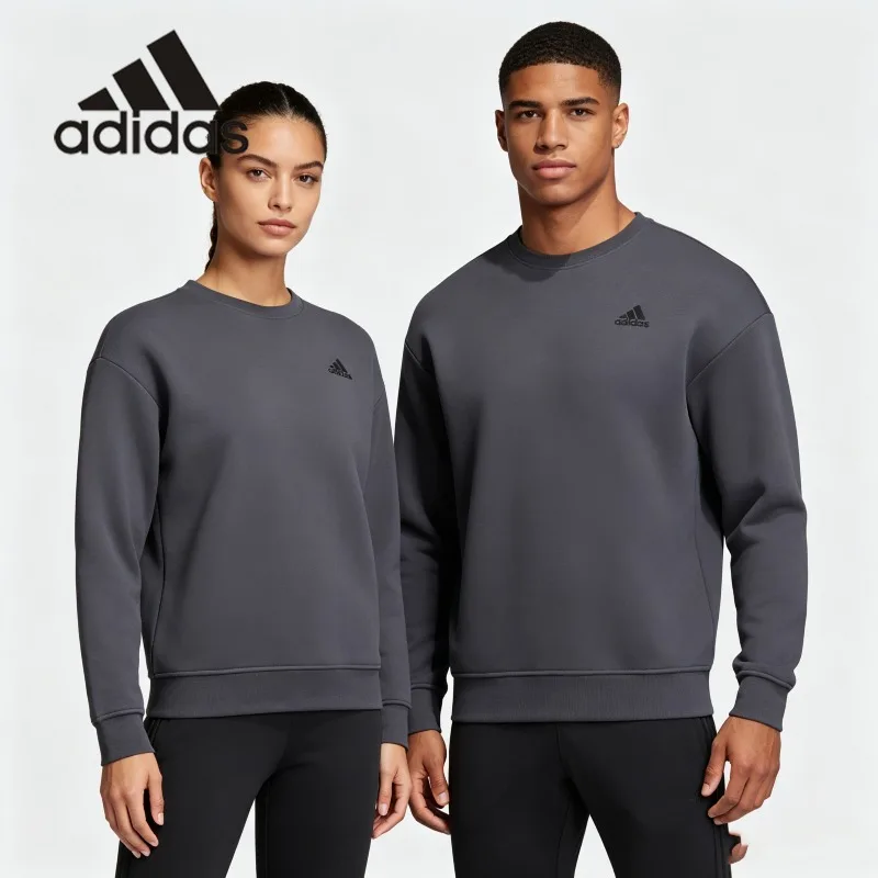 adidas Retro Raglan Sleeve Hood Pullover Old Sport Drop Shoulder Soft Pocket SweatshirtKT2527 1PCS