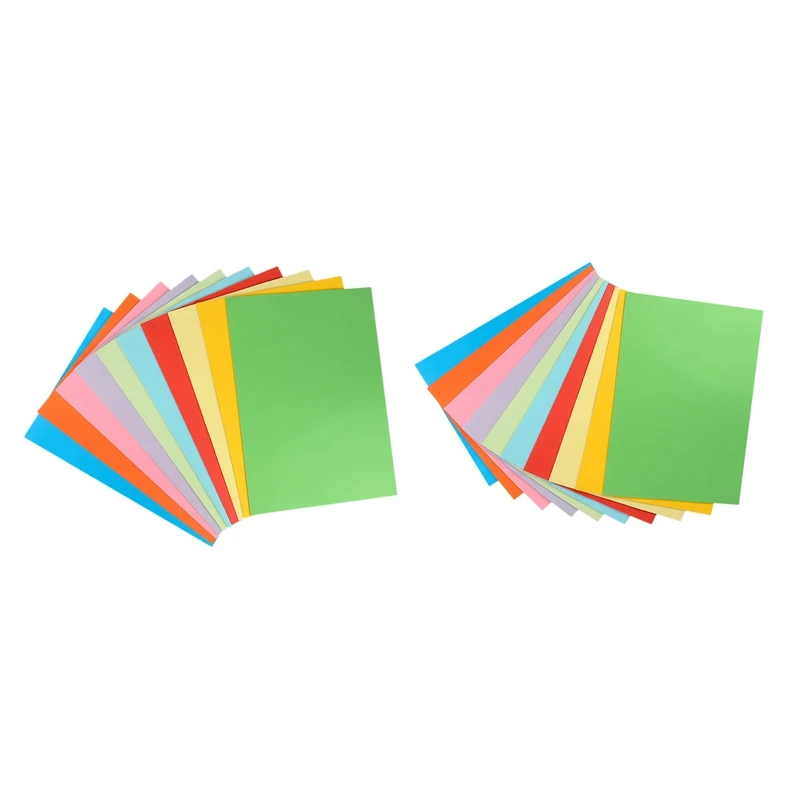 Colour Paper 100 Sheets Coloured Paper Pastel Paper For Crafts Coloured Printer Paper