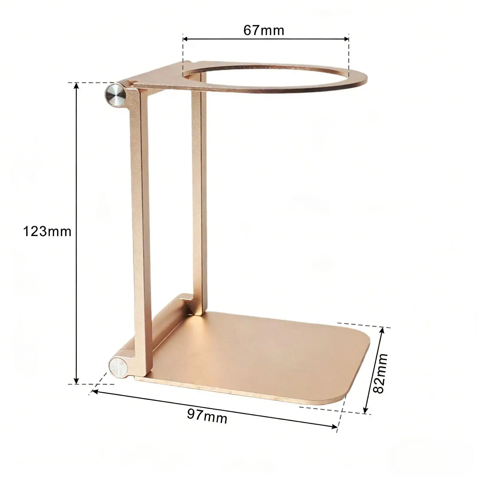 Pour Over Coffee Dripper Stand Foldable, Durability Practical, Sturdy Accessory,