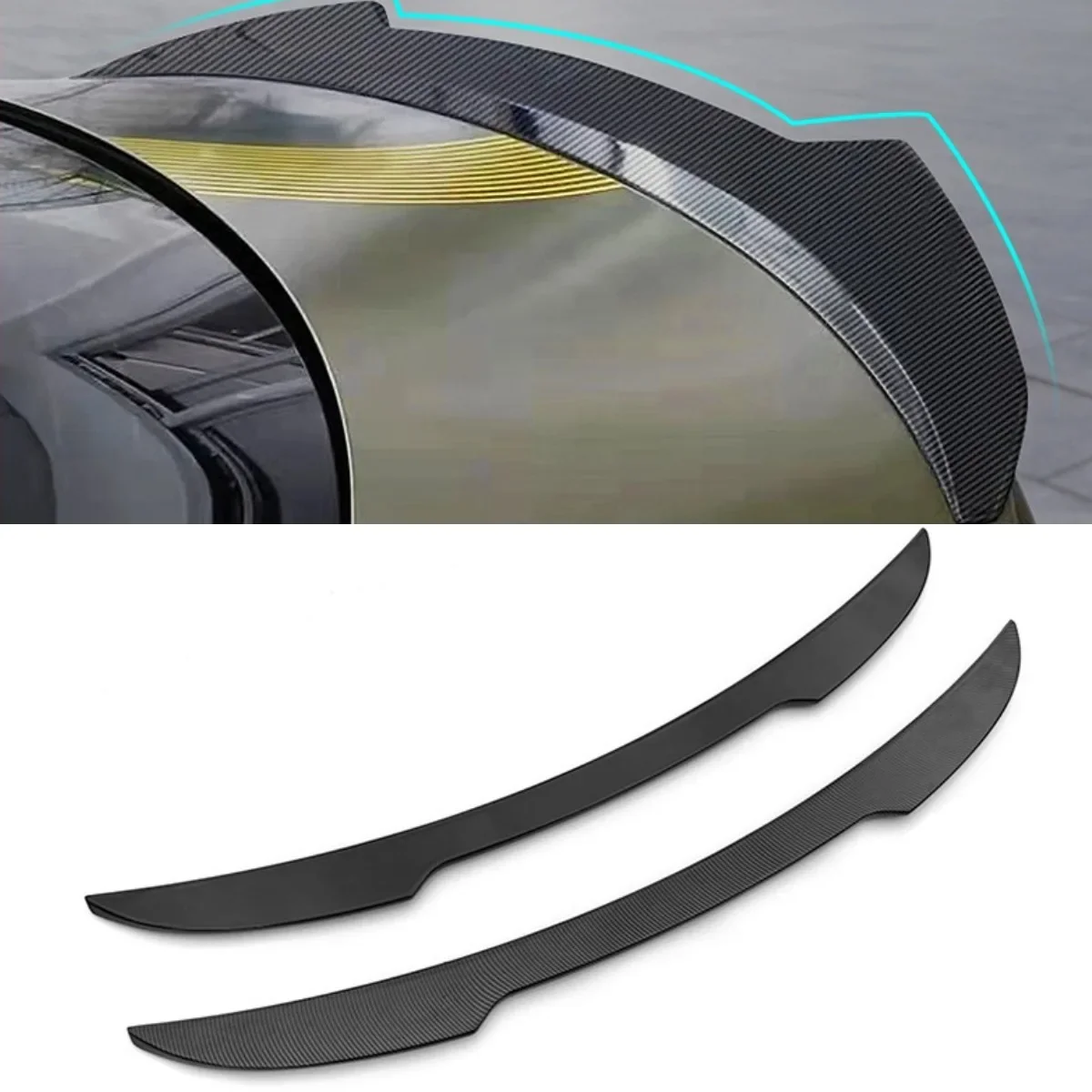 For GAC Trumpchi Shadow Leopard  EMPOW 2021-2024 Rear Roof Spoiler Rear Trunk Spoiler Wing Body Kit Car Accessories