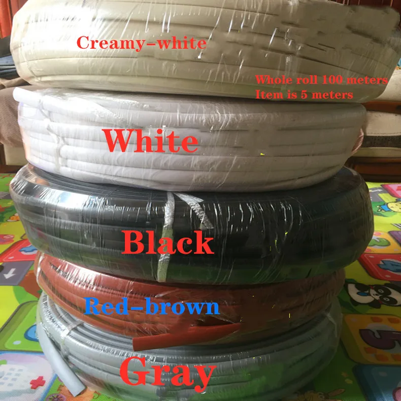 

5 Meter Tape for Furniture Edges, Tochtstrip Tape Applicable To Board Edge Bands of 3/12/16/18mm Acoustic Sponge Epdm U