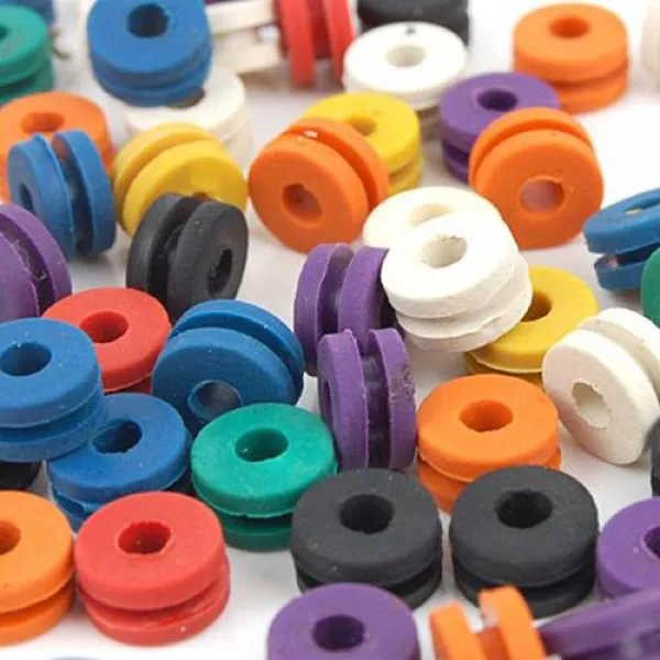 100Pcs Grommets for Machine Use Silicone Needle Pad A-Bar Compatible Precision Fit Grommet Replacement for Tattoo
