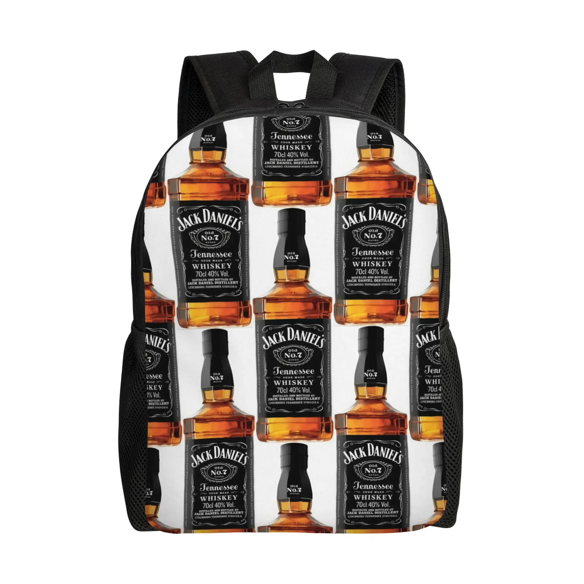 

Рюкзак JJack Daniel'sS Schoolbag для мужчин, вместительный, для повседневного использования, к началу учебного года