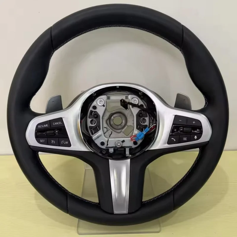 

Customized Microfiber Leather Car Steering Wheel For BMW I3 I4 X3 X5 X6 M3 M240i G20 G80 G82 G42 G29 F30 F80 F90 Steering Wheel