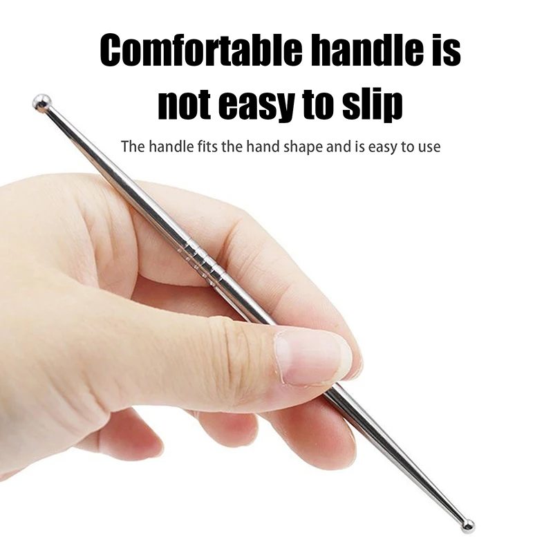 1pcs S/M/L Acupuncture Pen Stainless Steel Manual Acupuncture Pen Trigger Point Massager Deep Tissue Massage Tool For Body Face
