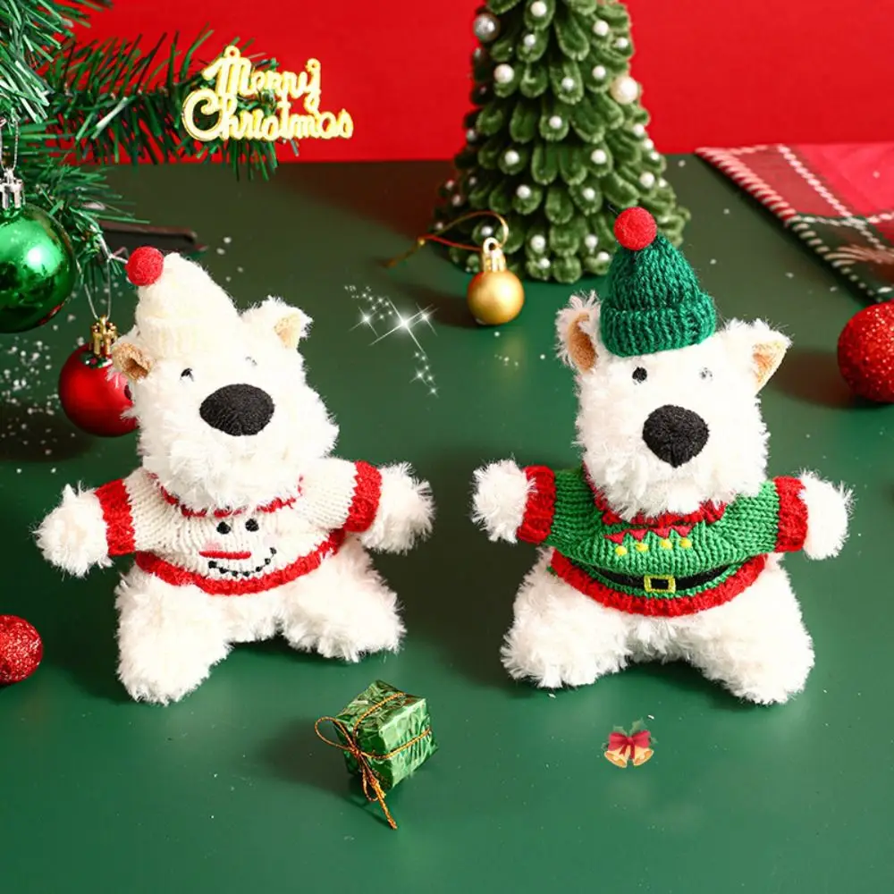 NEW Plush Keychain West Highland Dog Toy Dolls Pendant Cartoon Bag Charms