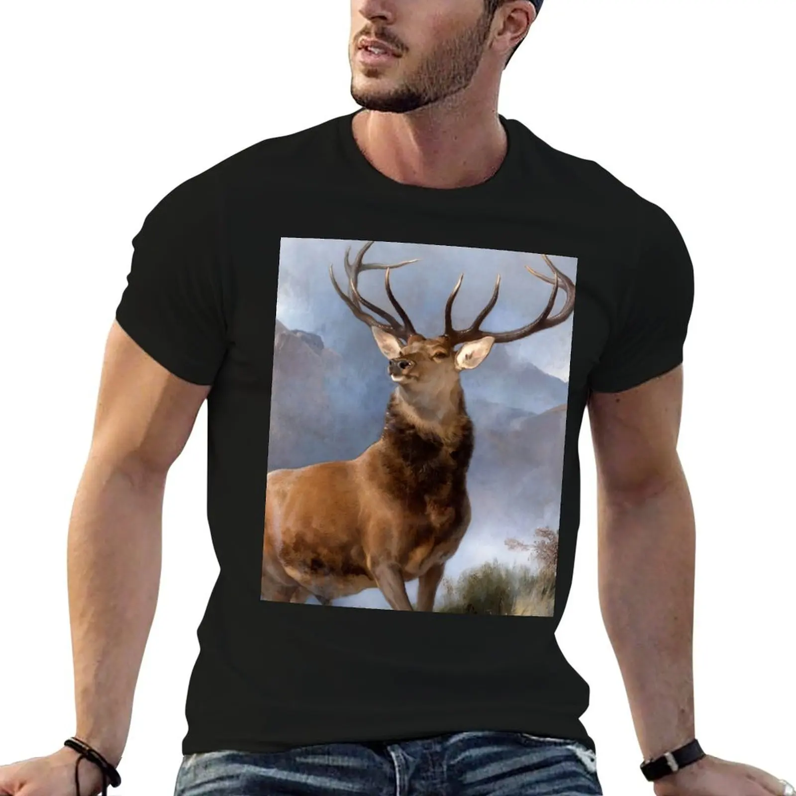 

for the shirts Monarch man Landseer cotton black by package of T-Shirt t-shirt for g Edwin Glen t plain man men The
