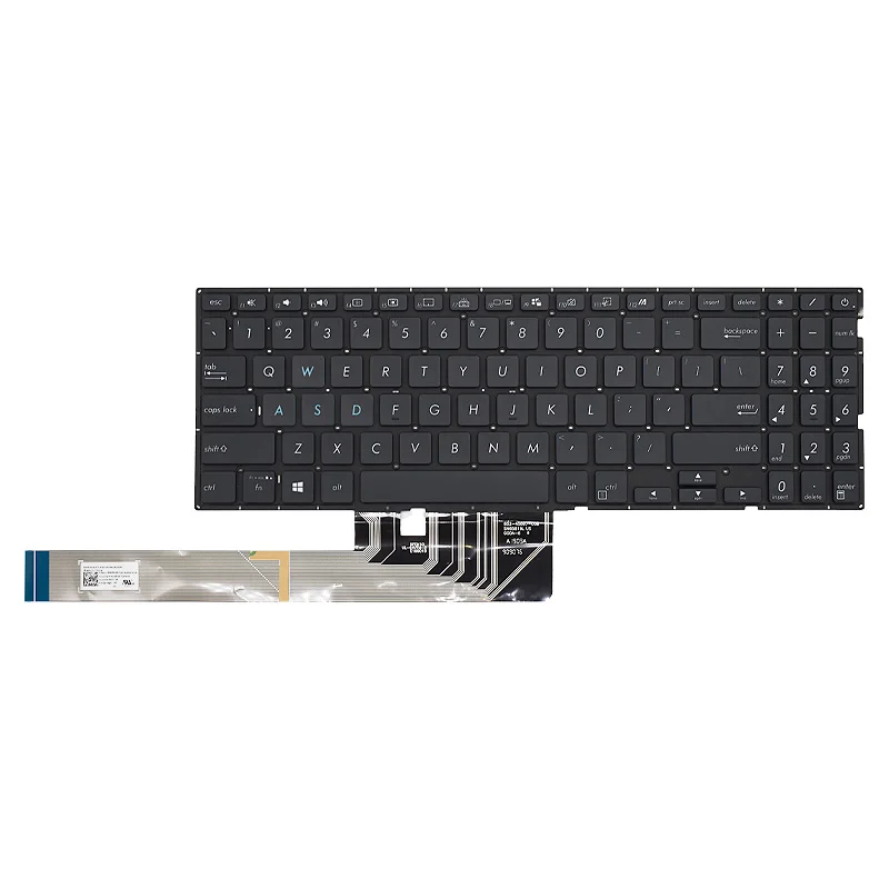 Imagem -03 - para Asus Mars15 Vx60g X571g X571gt X571f Vx60gt F571gt Replacemen Acessórios do Portátil Teclado com Luz de Fundo Novo