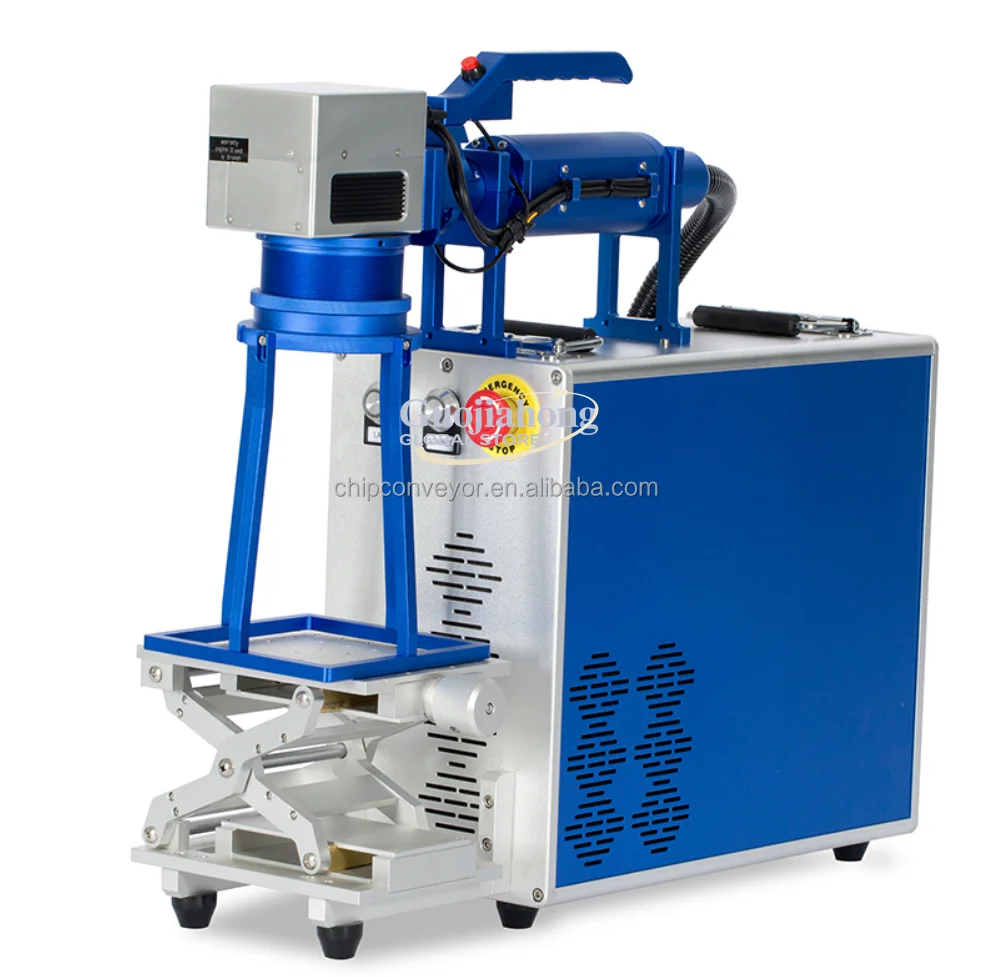 Portable Metal 50W Marking Machine Manufacturer Desktop Mini Fiber  Marking Machine