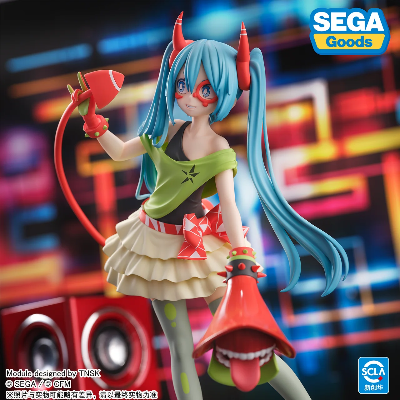 Hatsune Miku Anime Figure VOCALOID DEMON STAR Character Model Doll Toy Hatsune Miku Garage Kit Gifts