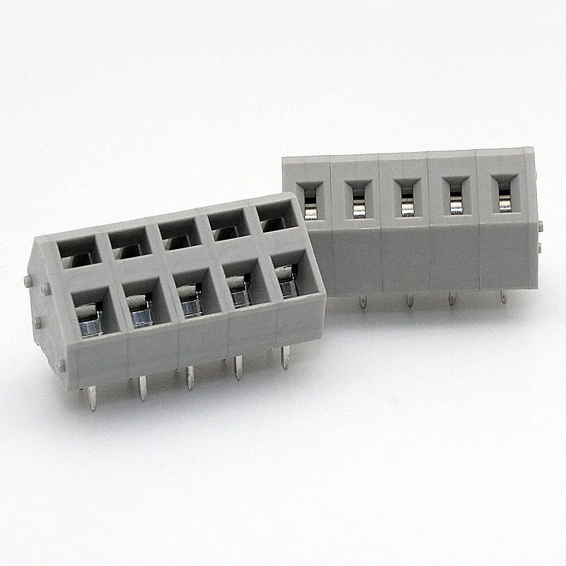 100PIN grey  KF243A 5.0 2P ~ 12P PCB SPRING TERMINAL BLOCKS DG245 5.0mm ZFKDS 1,5C-5,0 1889259 PHOENIX CONTACT DEGSON KEFA