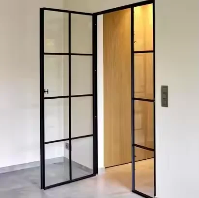 Factory Custom Made Multiple Sizes French Door Affordable Manual French Hinged Doors Long Lasting and Durable French Glass Doors