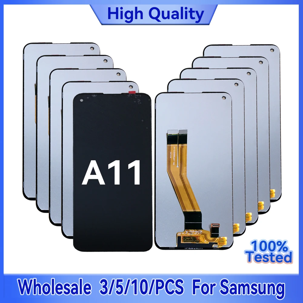 

Wholesale 3/5/10 Pieces Lot Touch Display For Samsung A11 A115 A115F A115F/DS LCD Screen Touch Assembly M11 M115 M115F