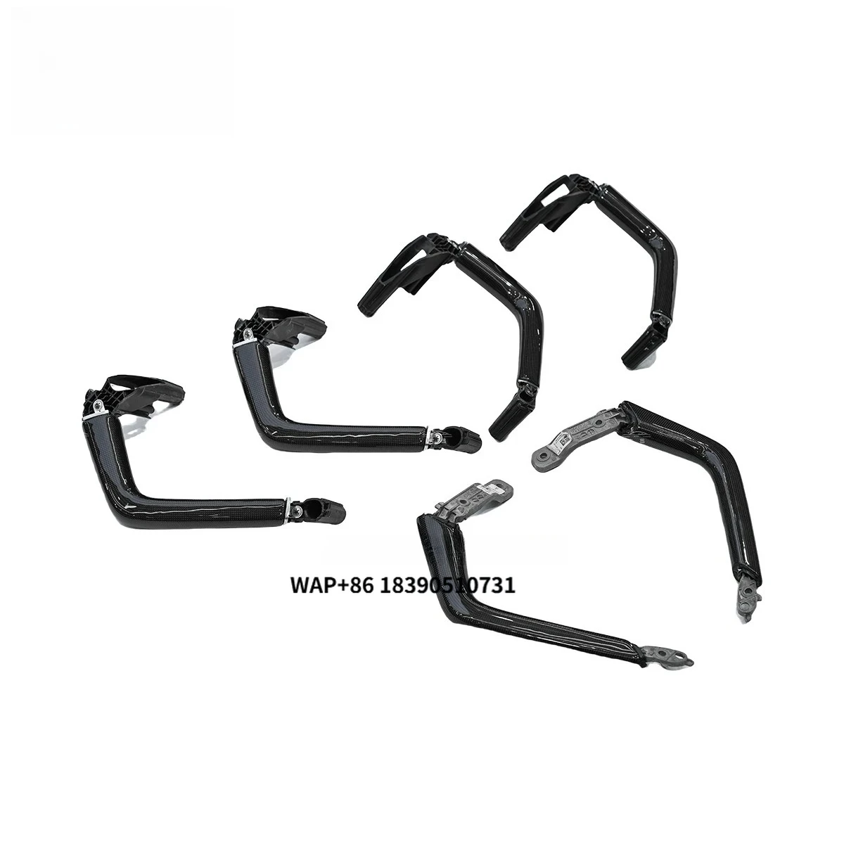 

For Cayenne 2018-2024 Car Modification Interior Saddle Armrest Upgrade Door Handle Carbon Fiber Decoration